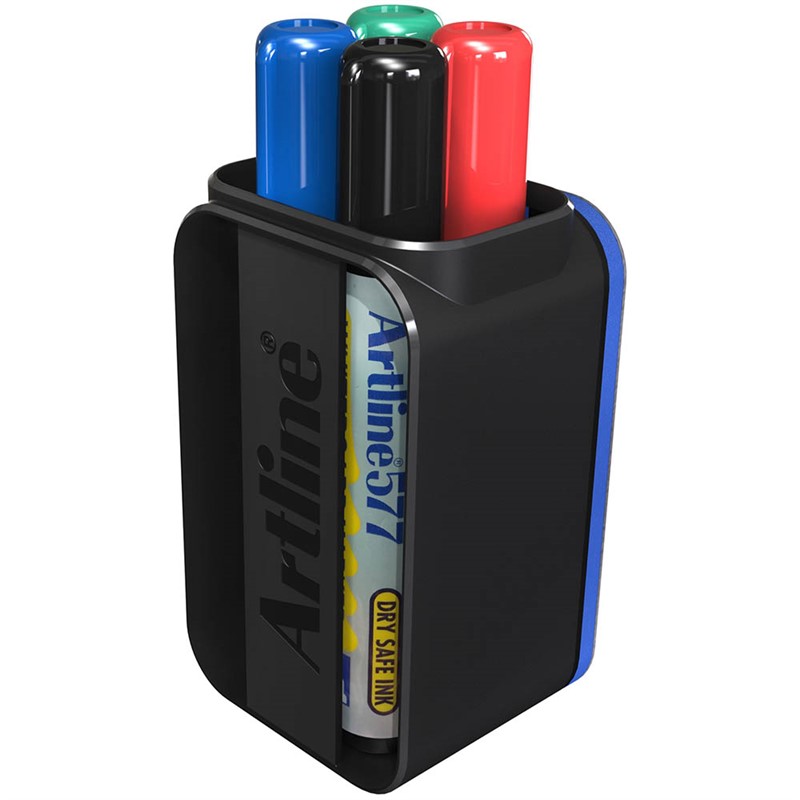 ARTLINE 157796 577 WHITEBOARD MARKER 2MM BULLET CADDY PACK