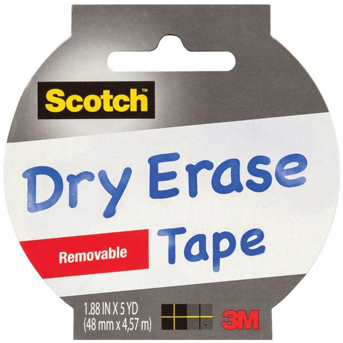 SCOTCH DRY ERASE TAPE 48MM X 457M