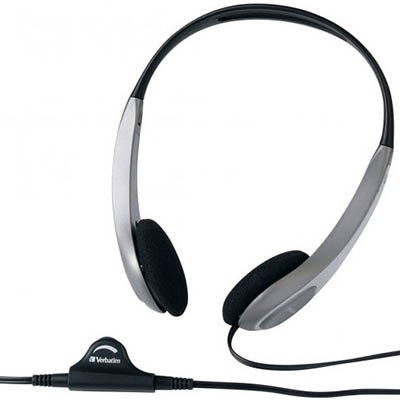VERBATIM 41645 MULTIMEDIA STEREO HEADSET WITH VOLUMN CONTROL