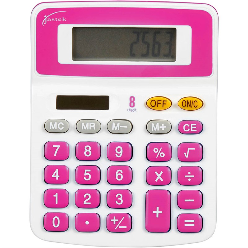 JASTEK DESKTOP CALCULATOR ASSORTED