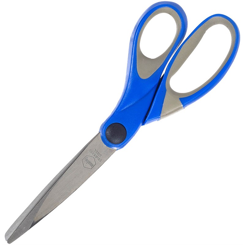 MARBIG 975430 COMFORT GRIP SCISSORS NO 8 215MM BLUE HANDLE