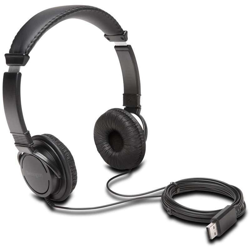 KENSINGTON HIFI USB HEADPHONES BLACK