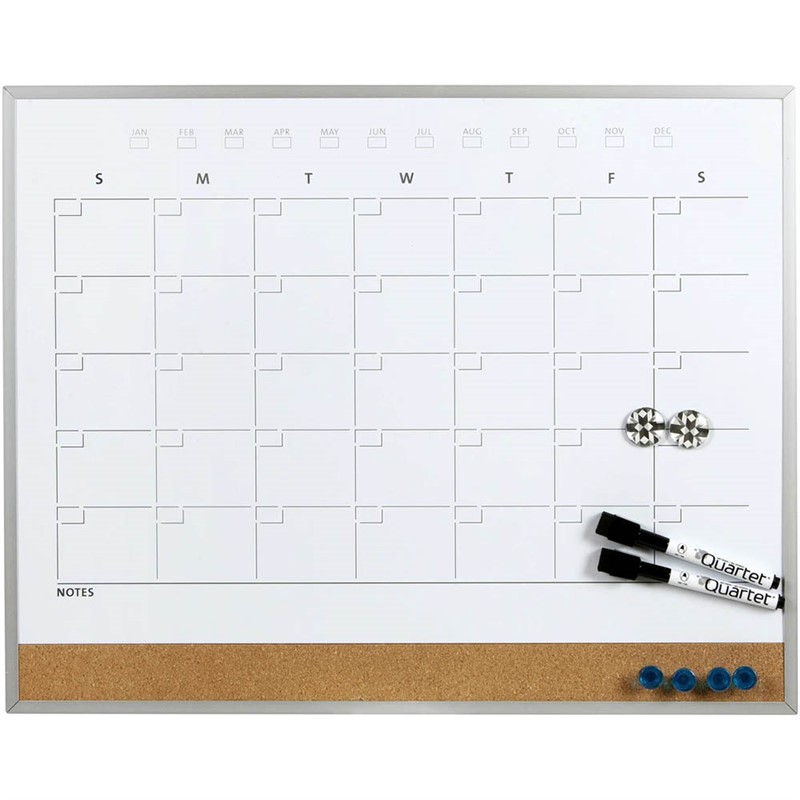 QUARTET COMBO CALENDAR PLANNER 406 X 508MM WHITE