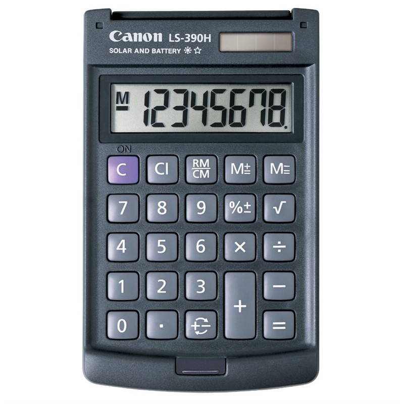 CANON LS390HBL 8 DIGIT POCKET CALCULATOR