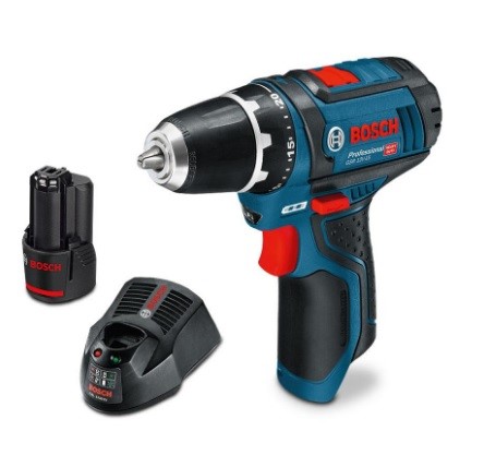BOSCH 12V LIION CORDLESS DRIVER DRILL COMBO KIT CHARGER  BATTERY