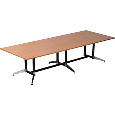 RAPIDLINE TYPHOON BOARDROOM TABLE 3200 X 1200 X 750MM