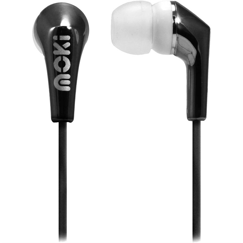 MOKI LIFE METALLICS EARBUDS NOISE ISOLATING BLACK