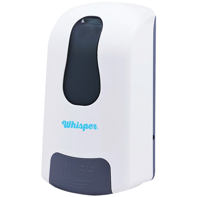 WHISPER LIQUIDFOAM DISPENSER REFILLABLE 1LITRE WHITE