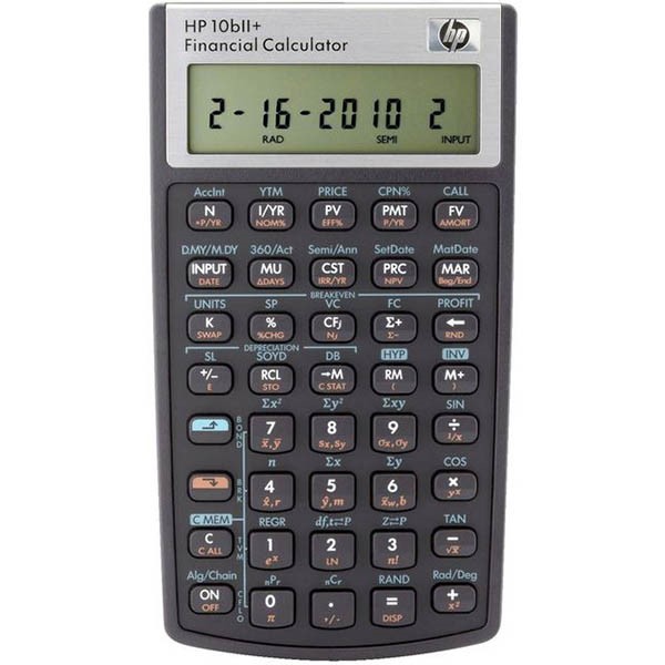 HP 10BII FINANCIAL CALCULATOR