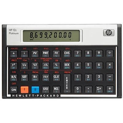 HP 12C FINANCIAL CALCULATOR