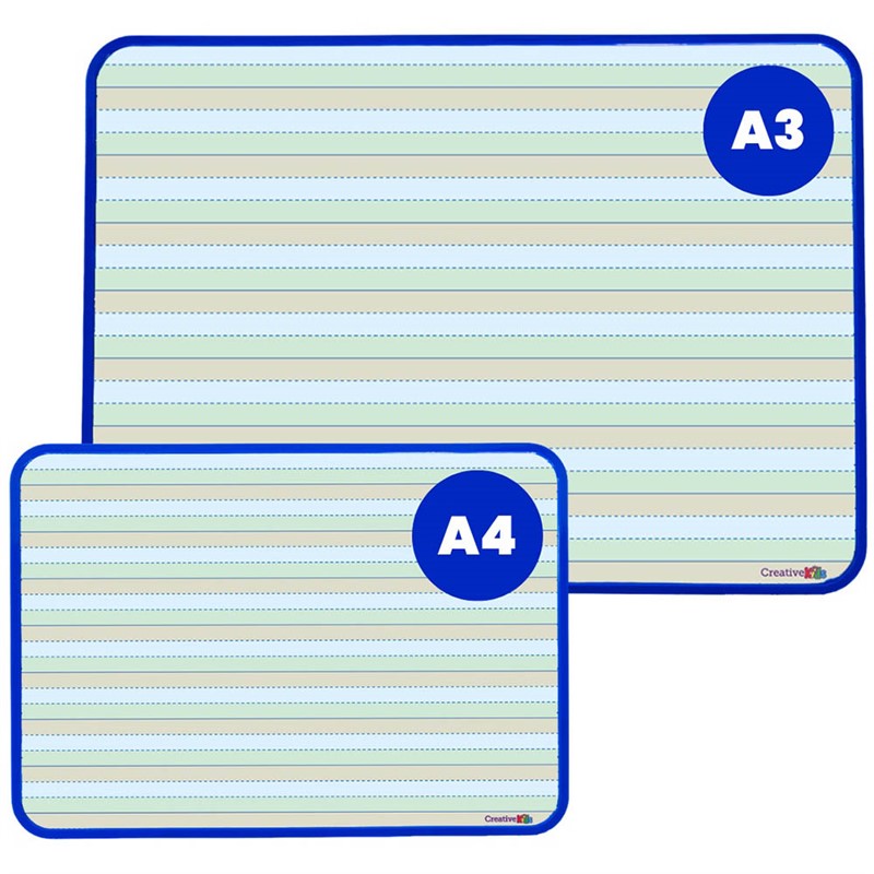 CREATIVE KIDS MAGNETIC WHITEBOARD TABLET A3 GROUNDGRASSSKY