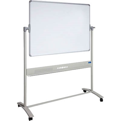 VISIONCHART MOBILE PORCELAIN MAGNETIC WHITEBOARD 1800 X 1200MM