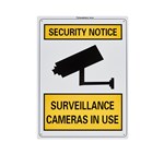 SANDLEFORD SURVEILLANCE CAMERA IN USE PLASTIC SIGN 300 X 225