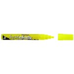 TEXTA 0388100 LIQUID CHALK MARKERS WET WIPE BULLET YELLOW