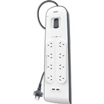 BELKIN 8OUTLET USB SURGE PROTECTORPOWER BOARD 24A
