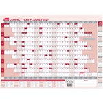 SASCO 10435 COMPACT WORKSTATION YEAR PLANNER 594X420MM WITH STICKERS AND PEN
