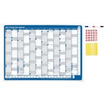 SASCO 10587 FRAMED YEAR PLANNER ERASABLE 500X700MM