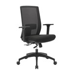 BURO MANTRA ERGONOMIC CHAIR WITH ARMS BLACK