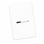 PICTOR WHITEBOARD A4 DOUBLE SIDED PLAIN MDF WITH BLACK MARKER W939
