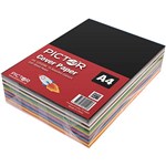 PICTOR COVER PAPER A4 125GSM 15 COLOUR ASSORTED 500 SHEETS