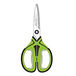 PICTOR ULTRA PREMIUM SOFT GRIP SCISSORS 170MM ARC EDGE GREEN HANDLE