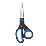 PICTOR PREMIUM SOFT GRIP SCISSORS 165MM BLUEBLACK HANDLE