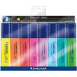 STAEDTLER 364WP8 HIGHLIGHTER TEXTSURFER ULTRA SOFT CHISEL APPROX 15MM ASST WALLET 8