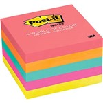 3M 6545PK POSTIT NOTE 73X73MM CAPETOWN ASSORTED PK5