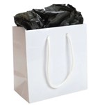 EXTRA SMALL WHITE LAMINATED EUROPEAN GIFT BAG PK200  SHIPS FROM SYDNEY