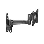 BRATECK SINGLE MONITOR WALL MOUNT TILTING AND SWIVEL BRACKET VESA 75MM 100MM 13 TO 27 INCH UP TO 15KG