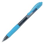 PILOT G2 RETRACTABLE GEL INK PEN 07MM LIGHT BLUE