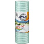 NORTHFORK 631254640 HEAVY DUTY ANTIBACTERIAL PERFORATED WIPES GREEN PACK 50 SHEETS