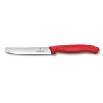 VICTORINOX TOMATO STEAK KNIFE WAVY 11CM RED