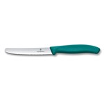VICTORINOX TOMATO STEAK KNIFE WAVY 11CM GREEN