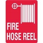 TRAFALGAR FIRE SIGN FIRE HOSE REEL 300 X 225MM