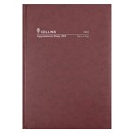 DIARY 2026 COLLINS A4 140P7826 APPOINTMENT 1DTP EARLY EDITION BURGUNDY
