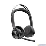 HP POLY VOYAGER FOCUS 2 MS TEAMS CERTIFIED USBCC HEADSET  USBCA CHARGING STAND BLACK