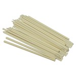 RAINBOW PAPER STRAWS INDIVIDUALLY WRAPPED 6MM WHITE CARTON 2000