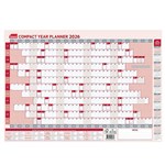 SASCO 10435 COMPACT WORKSTATION YEAR PLANNER 594X420MM WITH STICKERS AND PEN