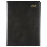 CUMBERLAND 41SP SPIRAL DIARY DAY TO PAGE A4 BLACK