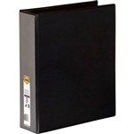 MARBIG CLEAR VIEW INSERT RING BINDER 3D 50MM A4 BLACK