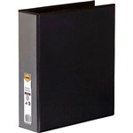 MARBIG 5424002B PP CLEARVIEW INSERT BINDER A4 50MM 4D BLACK