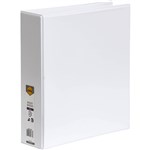 MARBIG 5424008 POLYPROPYLENE INSERT BINDER ENVIRO CLEARVIEW A4 50MM 4D WHITE
