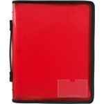 MARBIG ZIPPER BINDER WITH HANDLE 3O 25MM A4 RED
