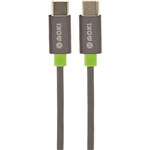 MOKI TYPEC TO MICRO USB SYNCHARGE BRAIDED CABLE 900MM SILVER