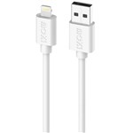MOKI USBA TO LIGHTNING SYNCHARGE CABLE 1M CLASSIC WHITE