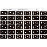 AVERY 43326 LABEL LETTER Z 25X38MM GREY 180PK