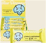 BLUE DINOSAUR LEMON  MACADAMIA SNACK BAR 45G CTN12