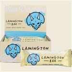BLUE DINOSAUR LAMINGTON SNACK BAR 45G CTN12