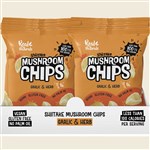 REAL NATURALS SHIITAKE MUSHROOM CHIPS GARLIC  HERB 32G CTN12